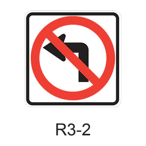 No Left Turn R3-2