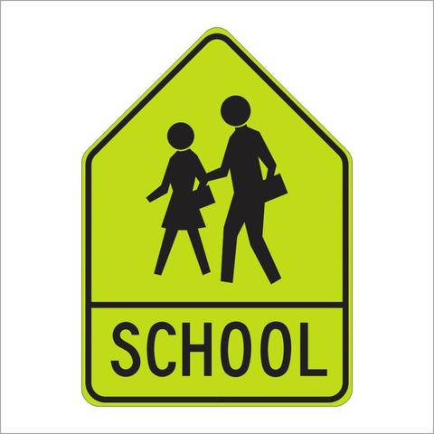 SW24-1 School Crosswalk Warning Assembly Sign